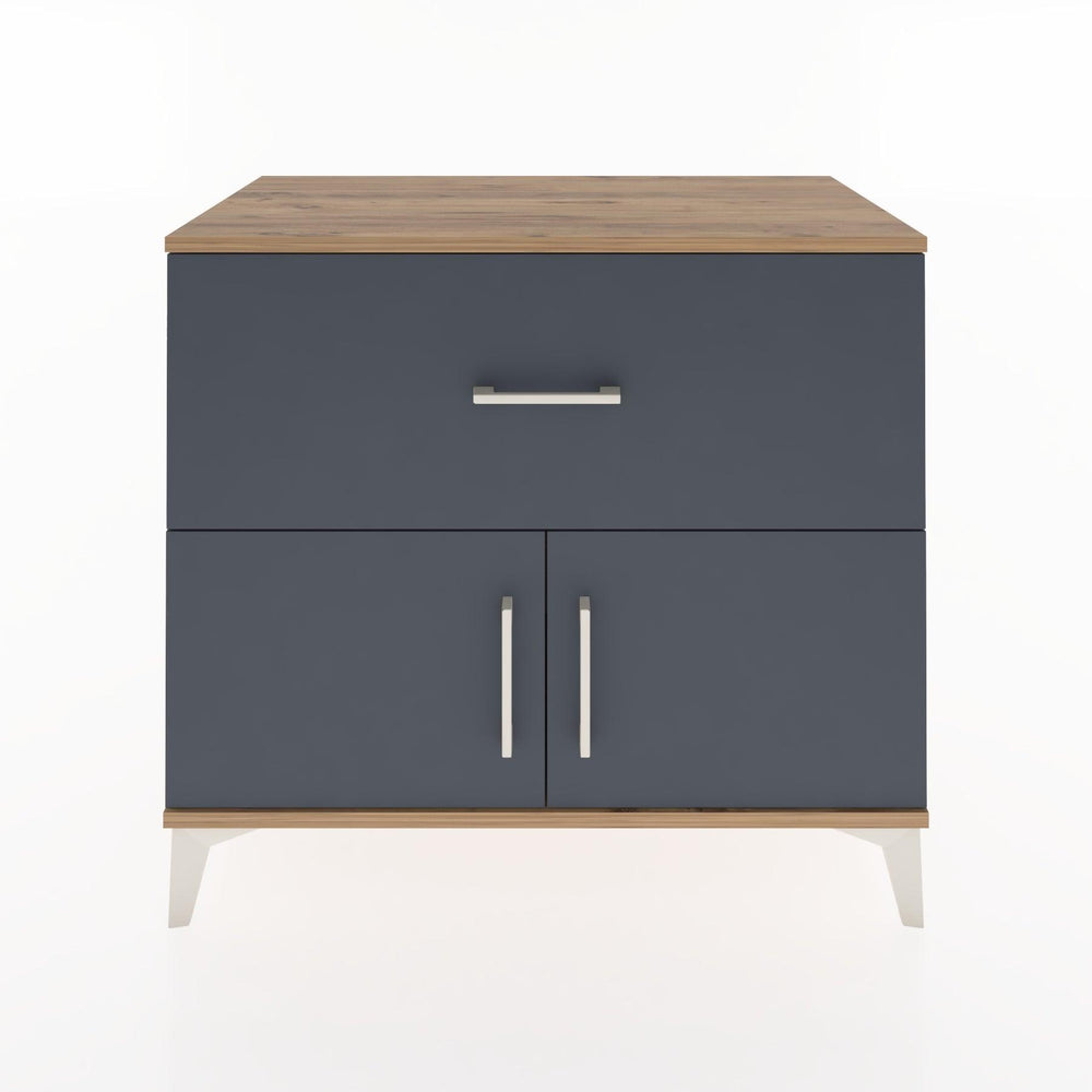 Woodntry Modüler Şifonyer Çam 88x44x68 cm Kapaklı ve Çekmeceli KC26-3