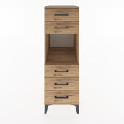 Woodntry Modular Cabinet Pine 44x59x122 cm with Drawers and Shelves CR126-3