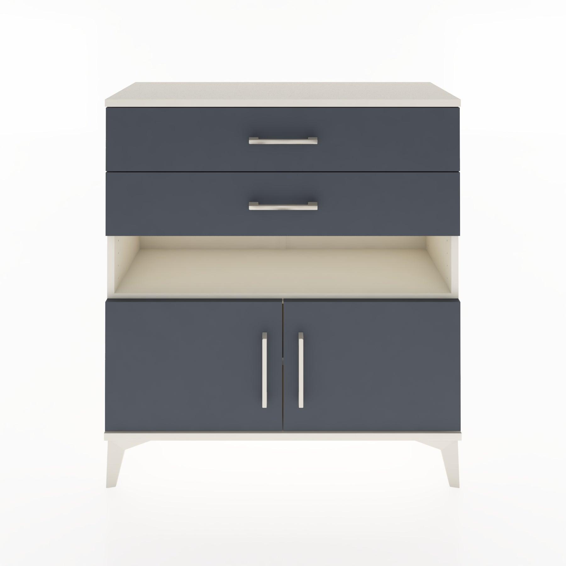 Woodntry Modular Dresser Moonstone 88x30x84 cm Functional F27-1