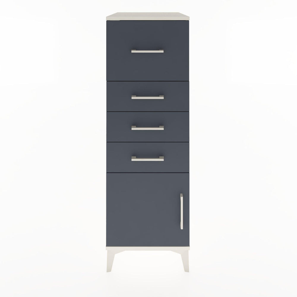 Woodntry Modular Cabinet Moonstone 44x30x122 cm with Doors and Drawers KC27-1