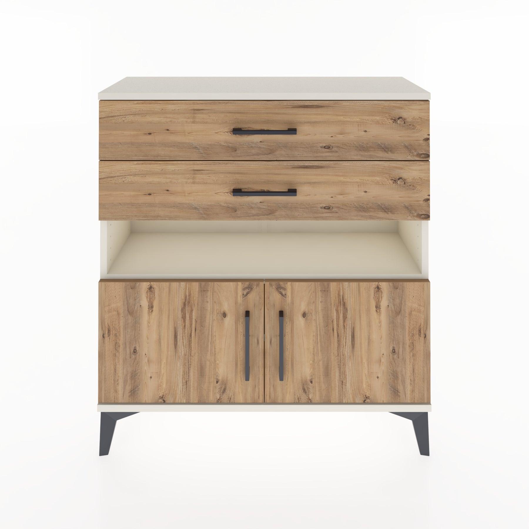 Woodntry Modular Dresser Moonstone 88x30x84 cm Functional F27-1
