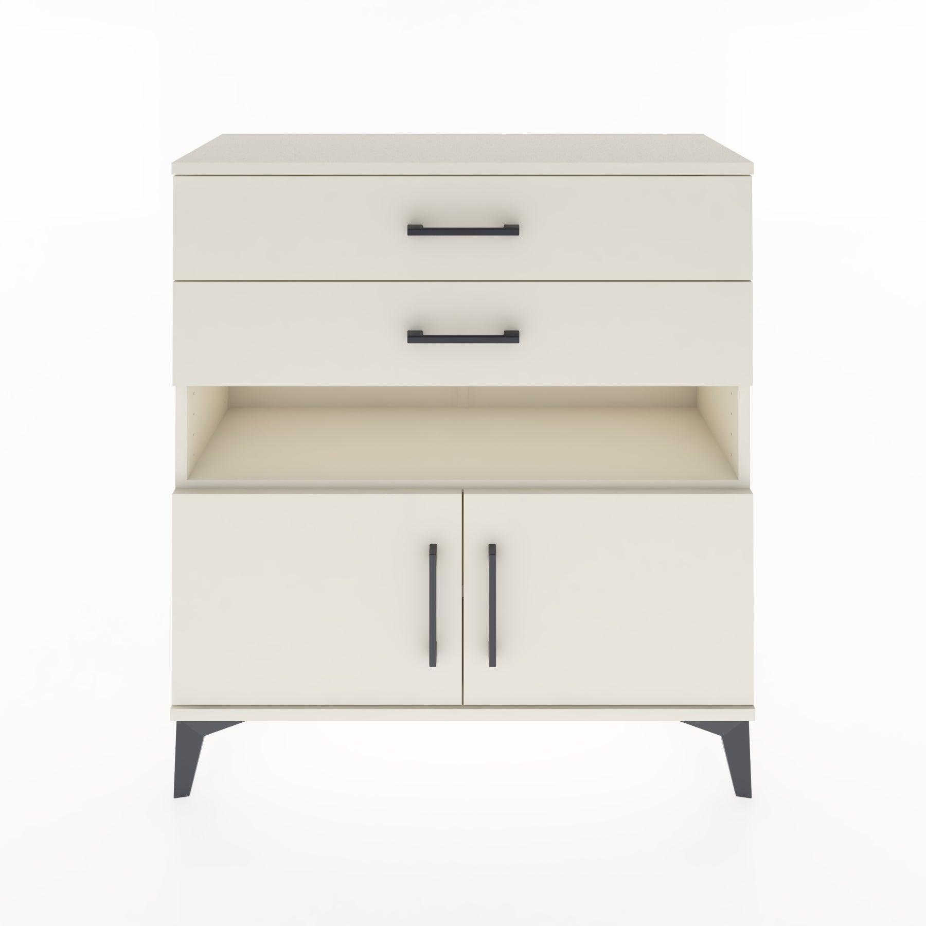 Woodntry Modular Dresser Moonstone 88x30x84 cm Functional F27-1