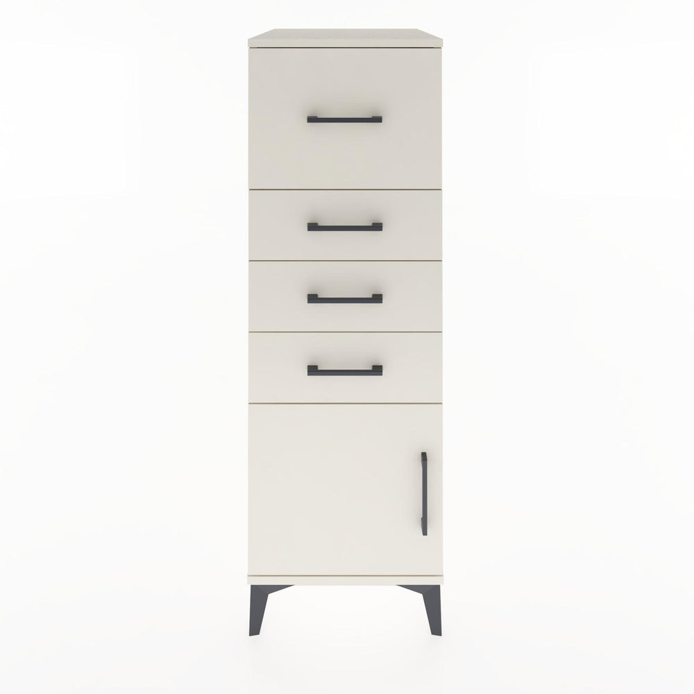 Woodntry Modüler Dolap Aytaşı 44x59x122 cm Kapaklı ve Çekmeceli KC27-1