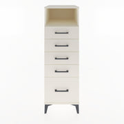 Woodntry Modular Cabinet Moonstone 44x30x122 cm with Drawers and Shelves CR77-1