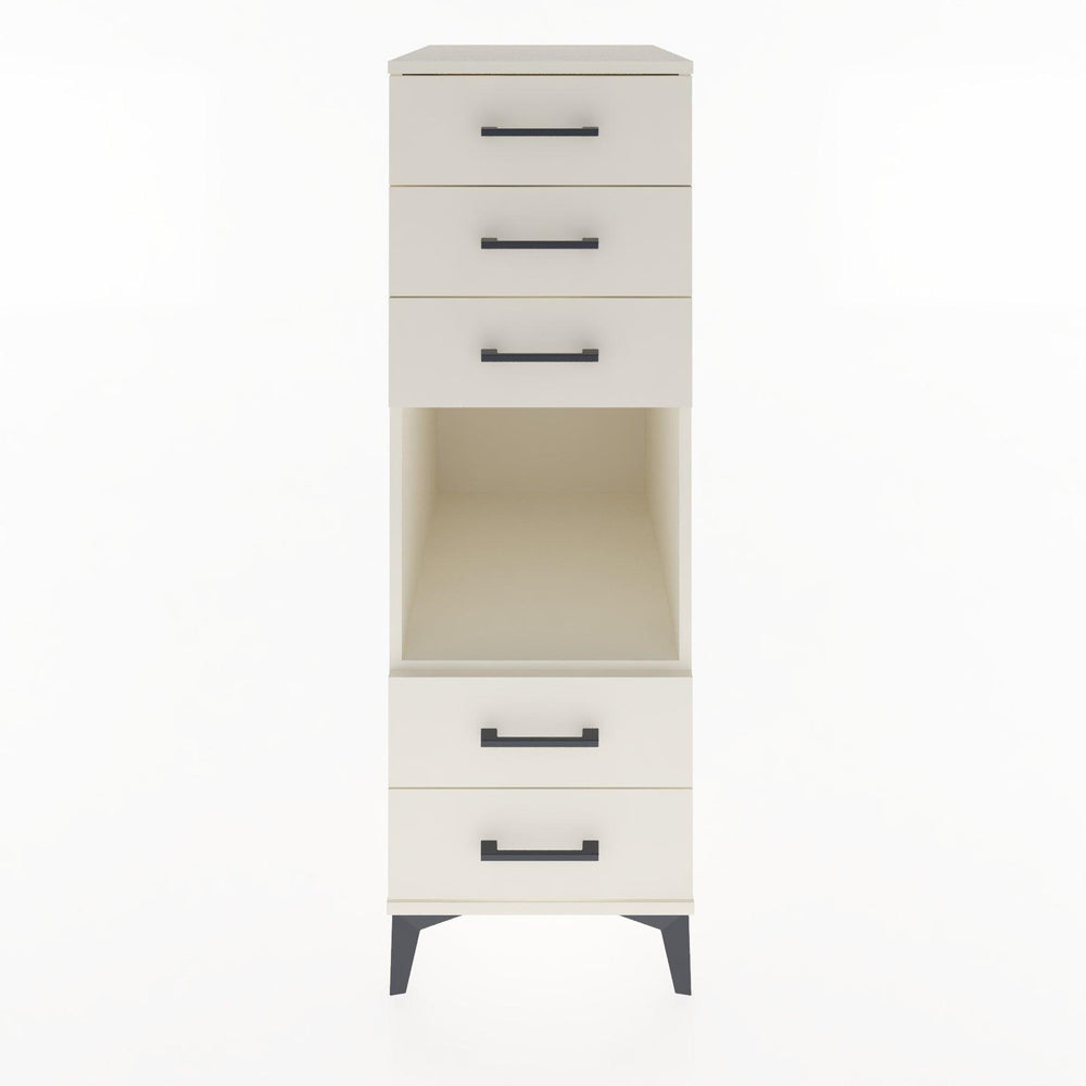 Woodntry Modüler Dolap Aytaşı 44x30x122 cm Çekmeceli ve Raflı CR127-1