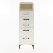 Woodntry Modular Cabinet Moonstone 44x59x122 cm with Drawers and Shelves CR77-1