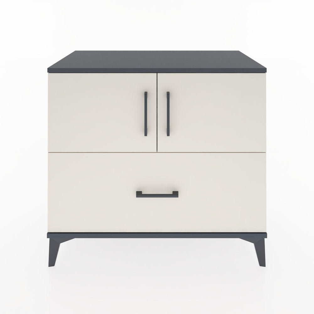 Woodntry Modular Dresser Anthracite 88x44x68 cm with Cover and Drawer KC27-2