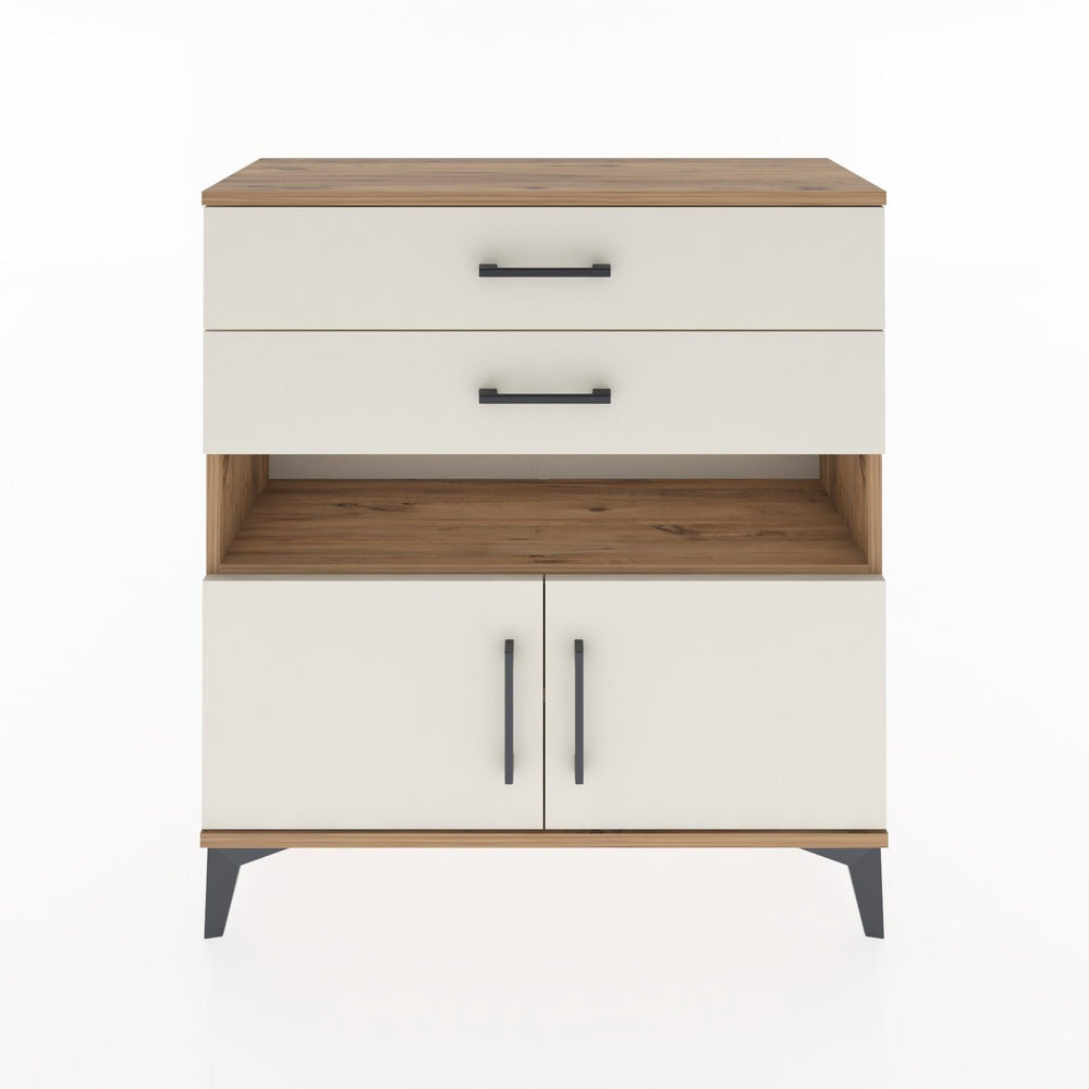 Woodntry Modüler Şifonyer Çam 88x30x84 cm Fonksiyonel F27-3