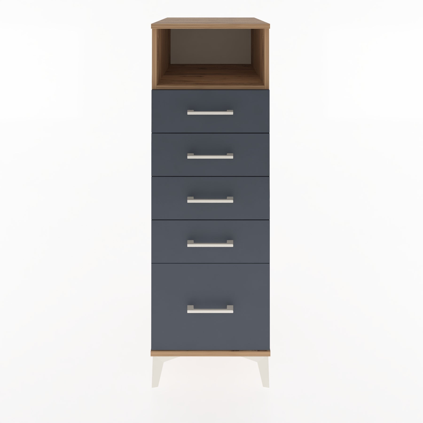 Woodntry Modular Cabinet Pine 44x59x122 cm with Drawers and Shelves CR77-3