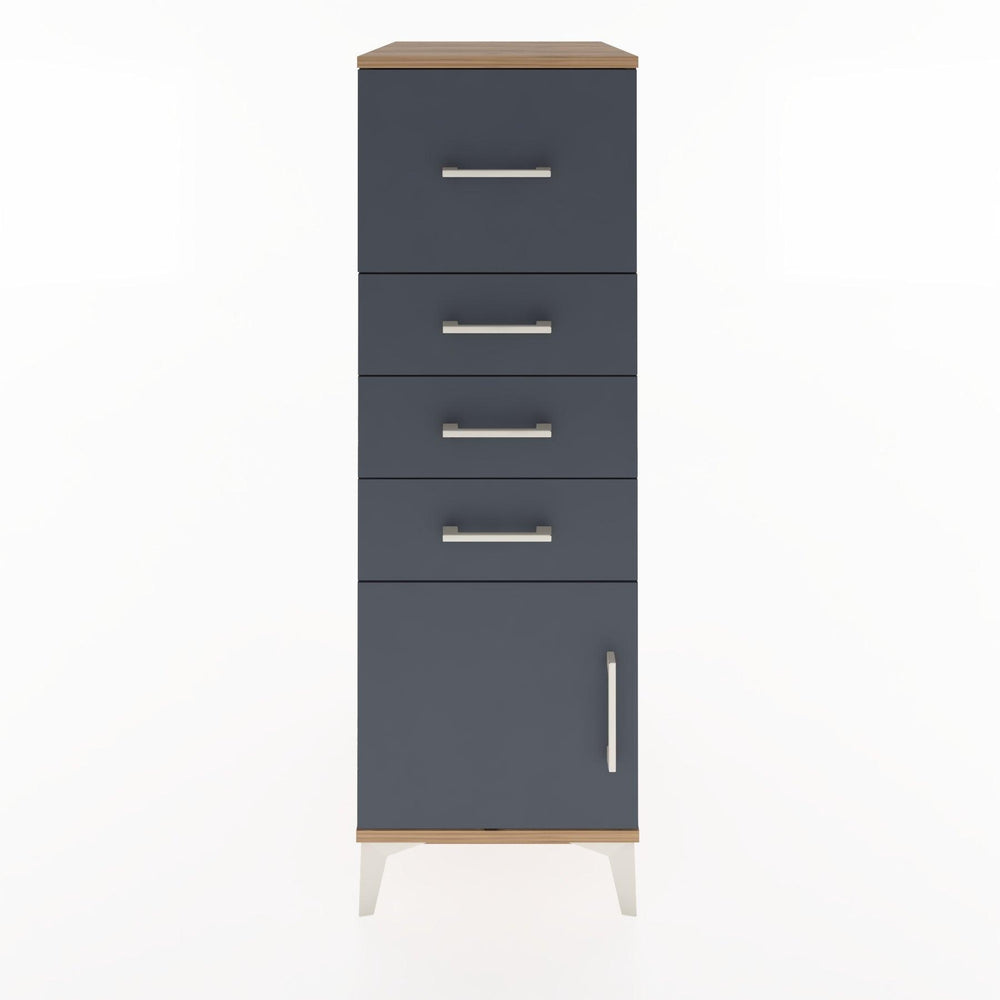 Woodntry Modular Cabinet Pine 44x30x122 cm with Doors and Drawers KC27-3