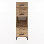 Woodntry Modular Cabinet Pine 44x59x122 cm with Drawers and Shelves CR127-3