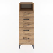 Woodntry Modular Cabinet Pine 44x59x122 cm with Drawers and Shelves CR77-3