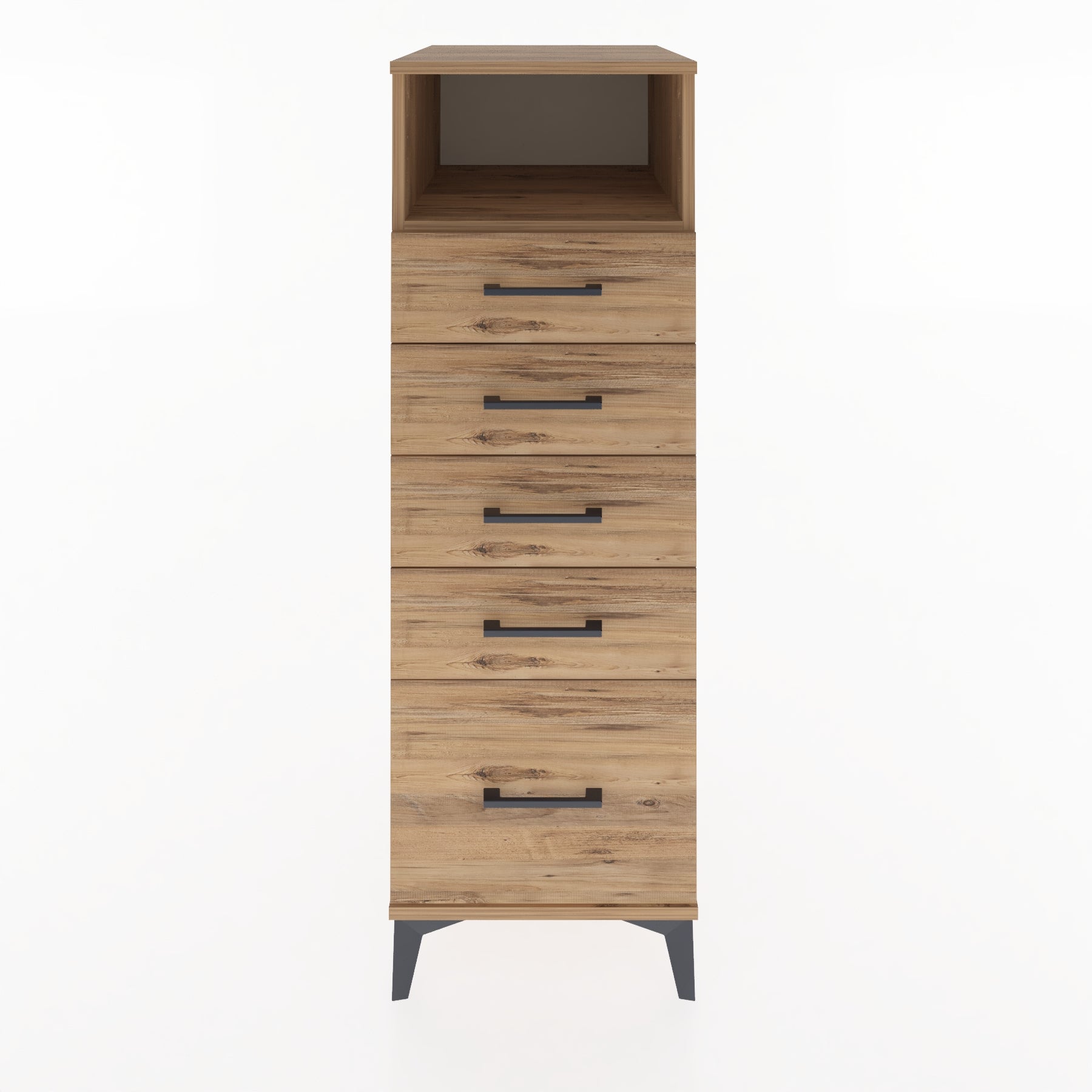 Woodntry Modular Cabinet Pine 44x59x122 cm with Drawers and Shelves CR77-3