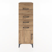 Woodntry Modular Cabinet Pine 44x59x122 cm with Doors and Drawers KC27-3