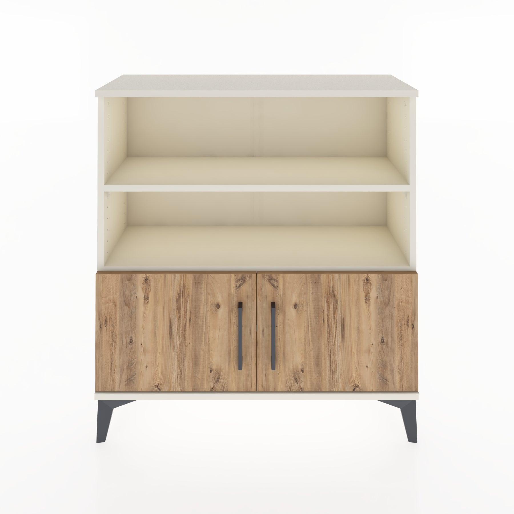 Woodntry Modular Dresser Moonstone 88x30x84 cm with Cover and Shelf KR28-1
