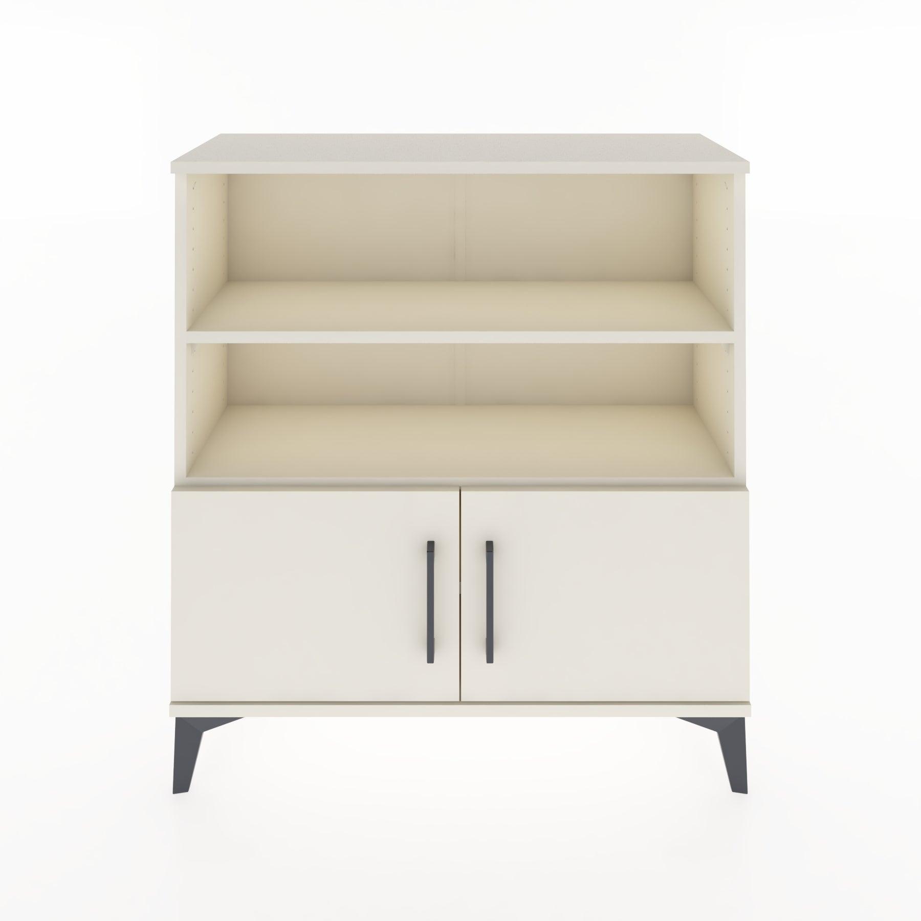 Woodntry Modular Dresser Moonstone 88x30x84 cm with Cover and Shelf KR28-1