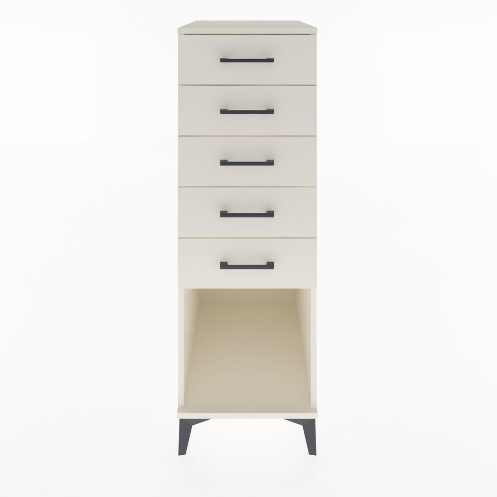 Woodntry Modular Cabinet Moonstone 44x59x122 cm with Drawers and Shelves CR128-1