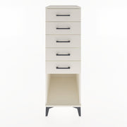 Woodntry Modular Cabinet Moonstone 44x59x122 cm with Drawers and Shelves CR128-1