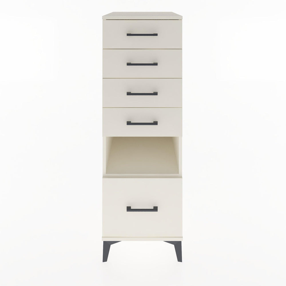 Woodntry Modular Cabinet Moonstone 44x30x122 cm with Drawers and Shelves CR78-1