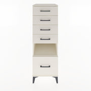 Woodntry Modular Cabinet Moonstone 44x30x122 cm with Drawers and Shelves CR78-1