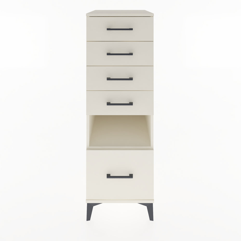 Woodntry Modular Cabinet Moonstone 44x59x122 cm with Drawers and Shelves CR78-1