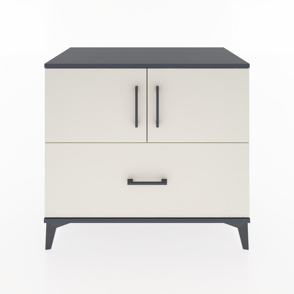 Woodntry Modular Dresser Anthracite 88x44x68 cm with Cover and Drawer KC28-2
