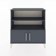 Woodntry Modular Dresser Anthracite 88x30x84 cm with Cover and Shelf KR28-2