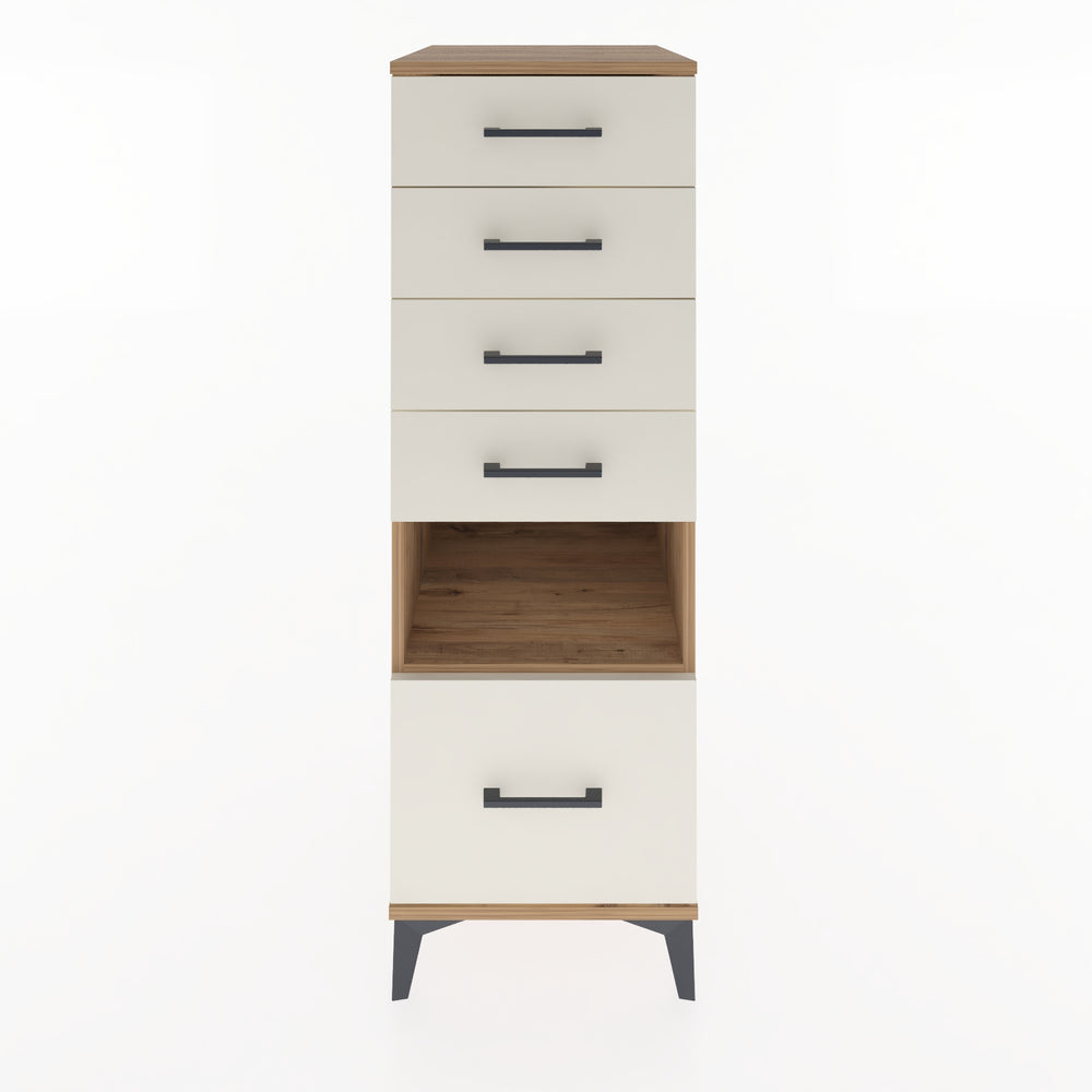 Woodntry Modular Cabinet Pine 44x59x122 cm with Drawers and Shelves CR78-3