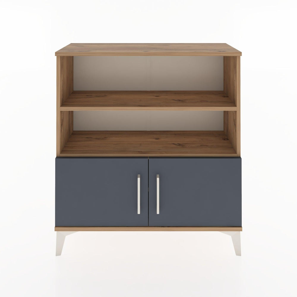 Woodntry Modüler Şifonyer Çam 88x30x84 cm Kapaklı ve Raflı KR28-3