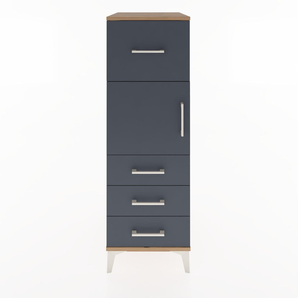 Woodntry Modular Cabinet Pine 44x30x122 cm with Doors and Drawers KC28-3