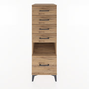 Woodntry Modüler Dolap Çam 44x59x122 cm Çekmeceli ve Raflı CR78-3