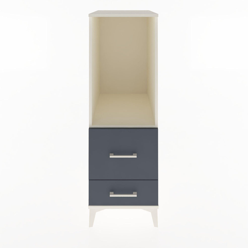Woodntry Modular Cabinet Moonstone 44x30x122 cm with Drawers and Shelves CR79-1