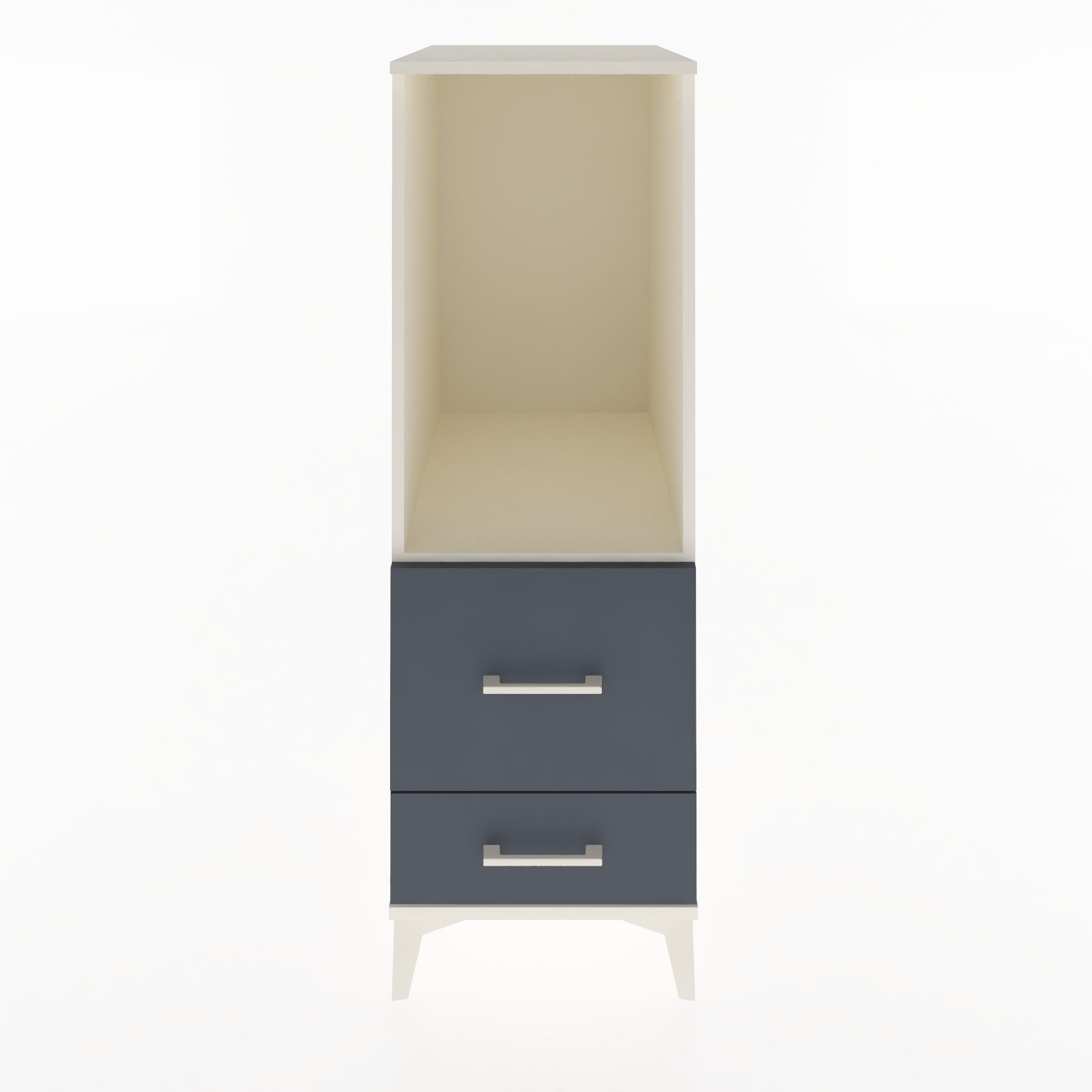 Woodntry Modular Cabinet Moonstone 44x59x122 cm with Drawers and Shelves CR79-1