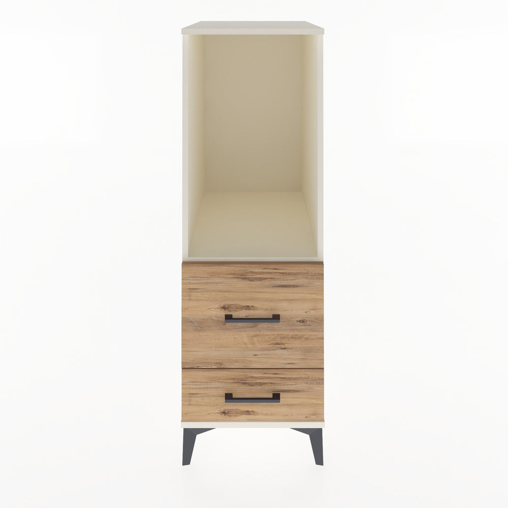 Woodntry Modüler Dolap Aytaşı 44x59x122 cm Çekmeceli ve Raflı CR79-1