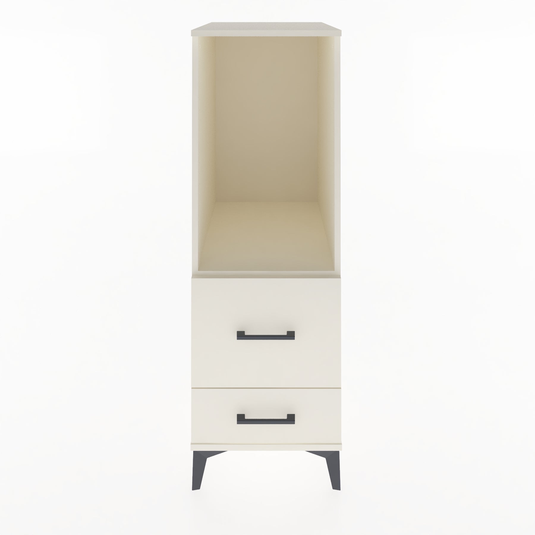 Woodntry Modular Cabinet Moonstone 44x59x122 cm with Drawers and Shelves CR79-1