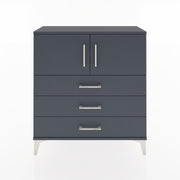 Woodntry Modular Dresser Anthracite 88x30x84 cm with Cover and Drawer KC29-2