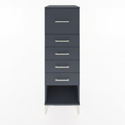 Woodntry Modular Cabinet Anthracite 44x30x122 cm with Drawers and Shelves CR29-2