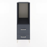 Woodntry Modular Cabinet Anthracite 44x30x122 cm with Drawers and Shelves CR79-2
