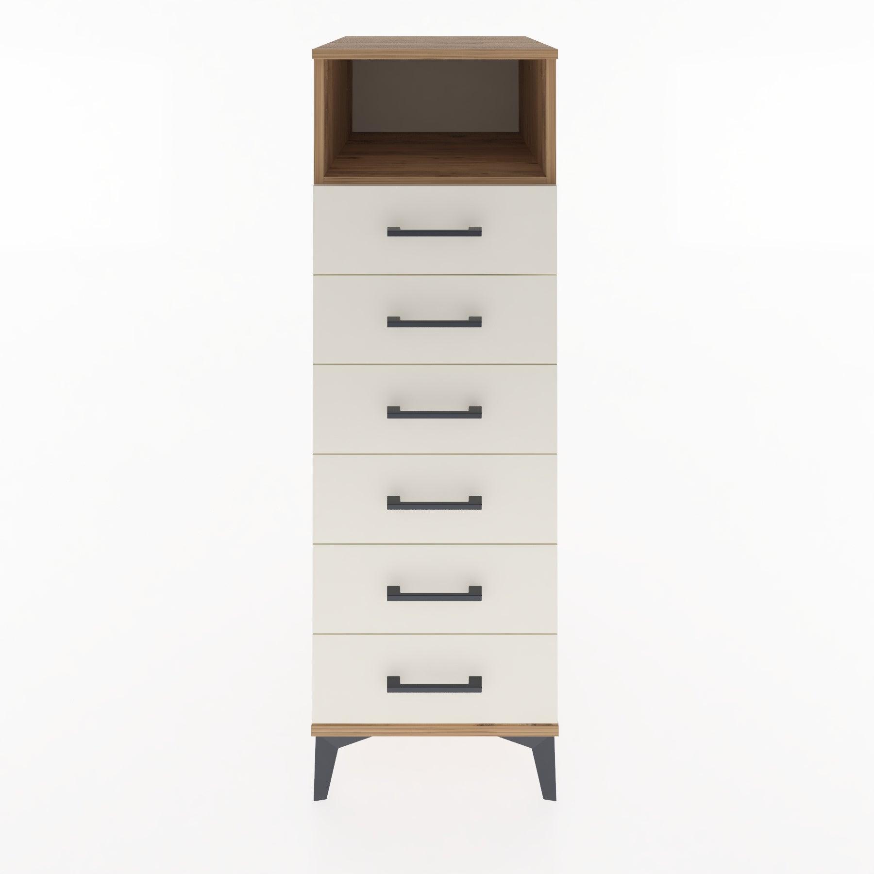 Woodntry Modular Cabinet Pine 44x59x122 cm with Drawers and Shelves CR129-3