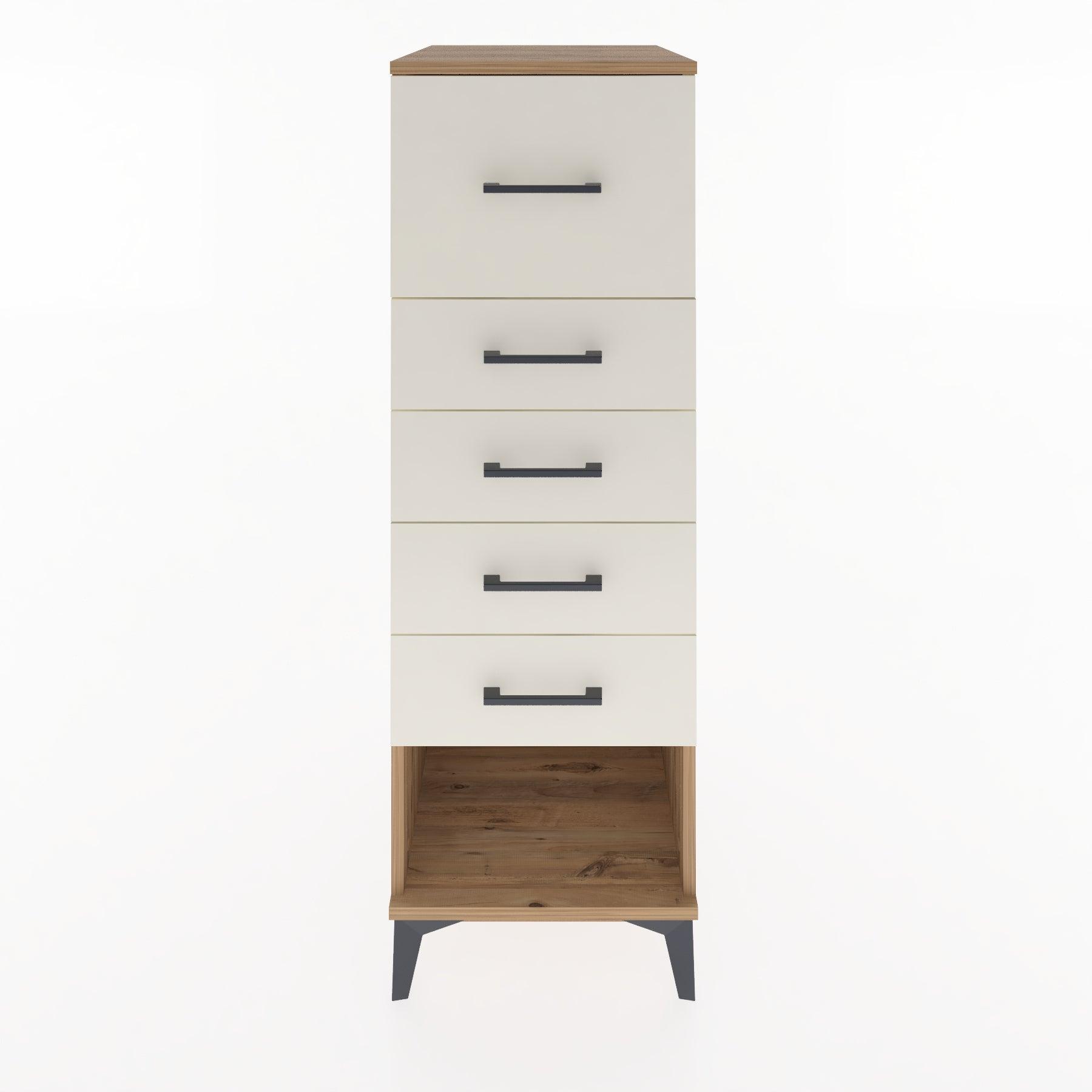 Woodntry Modular Cabinet Pine 44x59x122 cm with Drawers and Shelves CR29-3