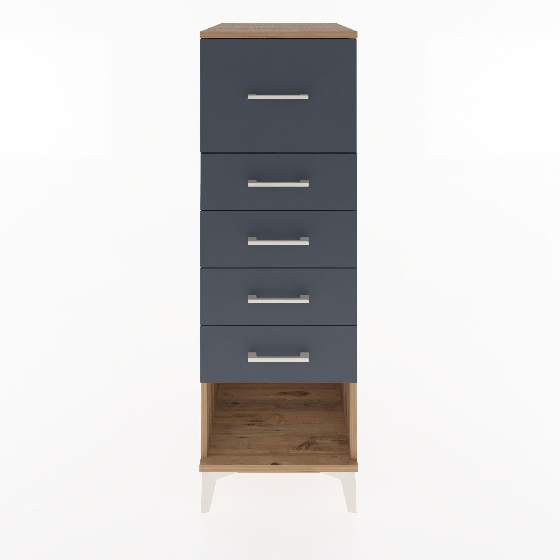 Woodntry Modular Cabinet Pine 44x59x122 cm with Drawers and Shelves CR29-3