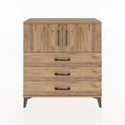 Woodntry Modular Dresser Pine 88x30x84 cm with Cover and Drawer KC29-3