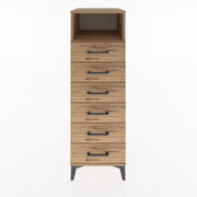 Woodntry Modular Cabinet Pine 44x30x122 cm with Drawers and Shelves CR129-3