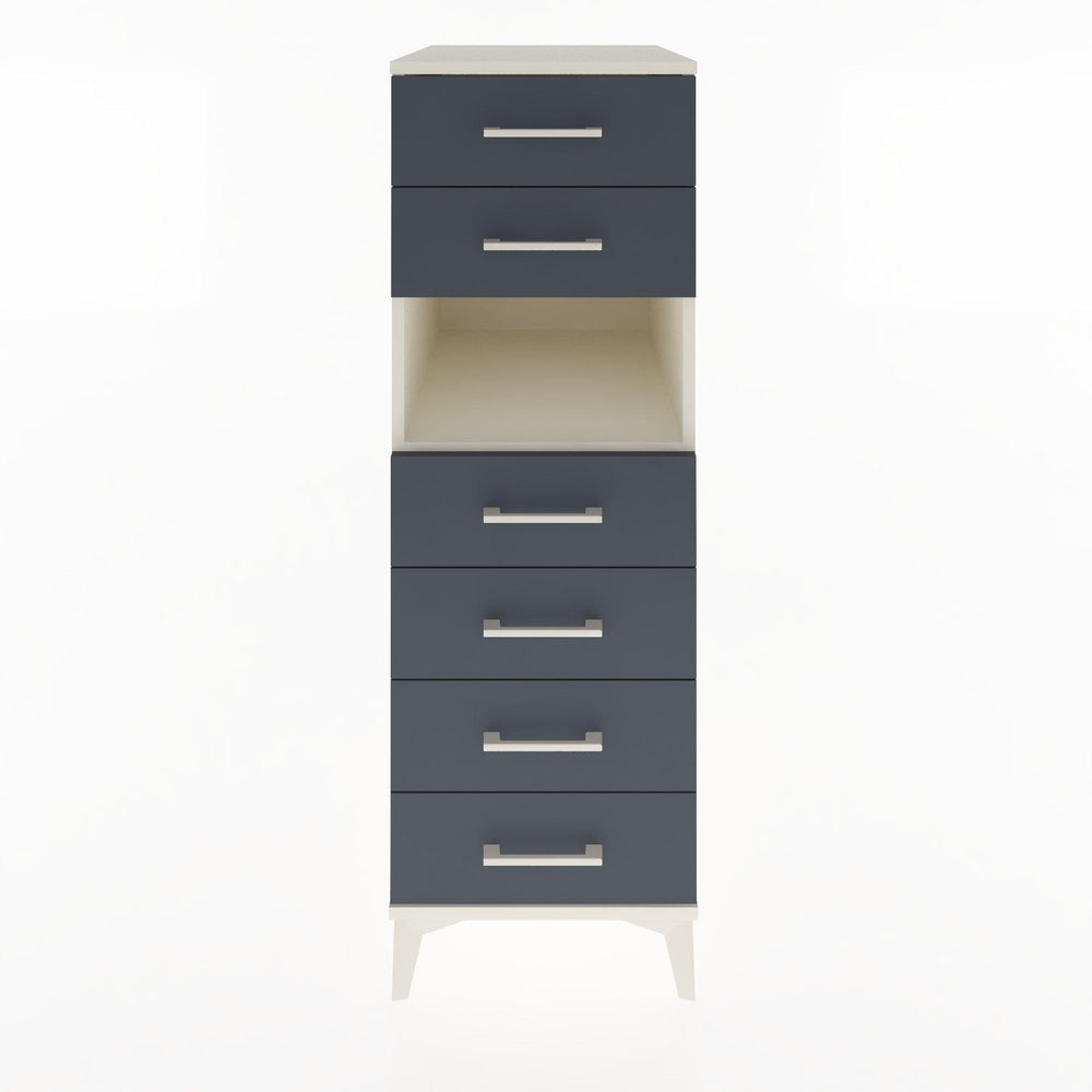 Woodntry Modüler Dolap Aytaşı 44x30x122 cm Çekmeceli ve Raflı CR130-1