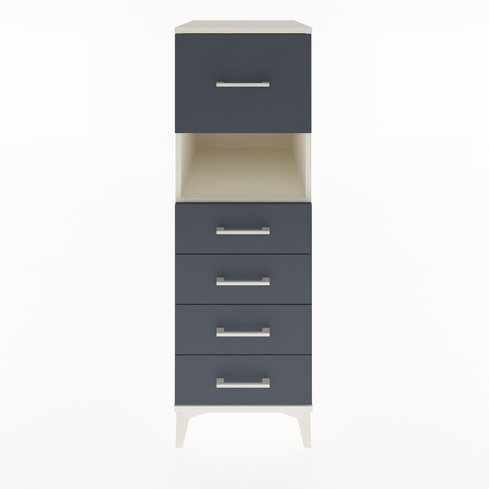 Woodntry Modular Cabinet Moonstone 44x59x122 cm with Drawers and Shelves CR30-1