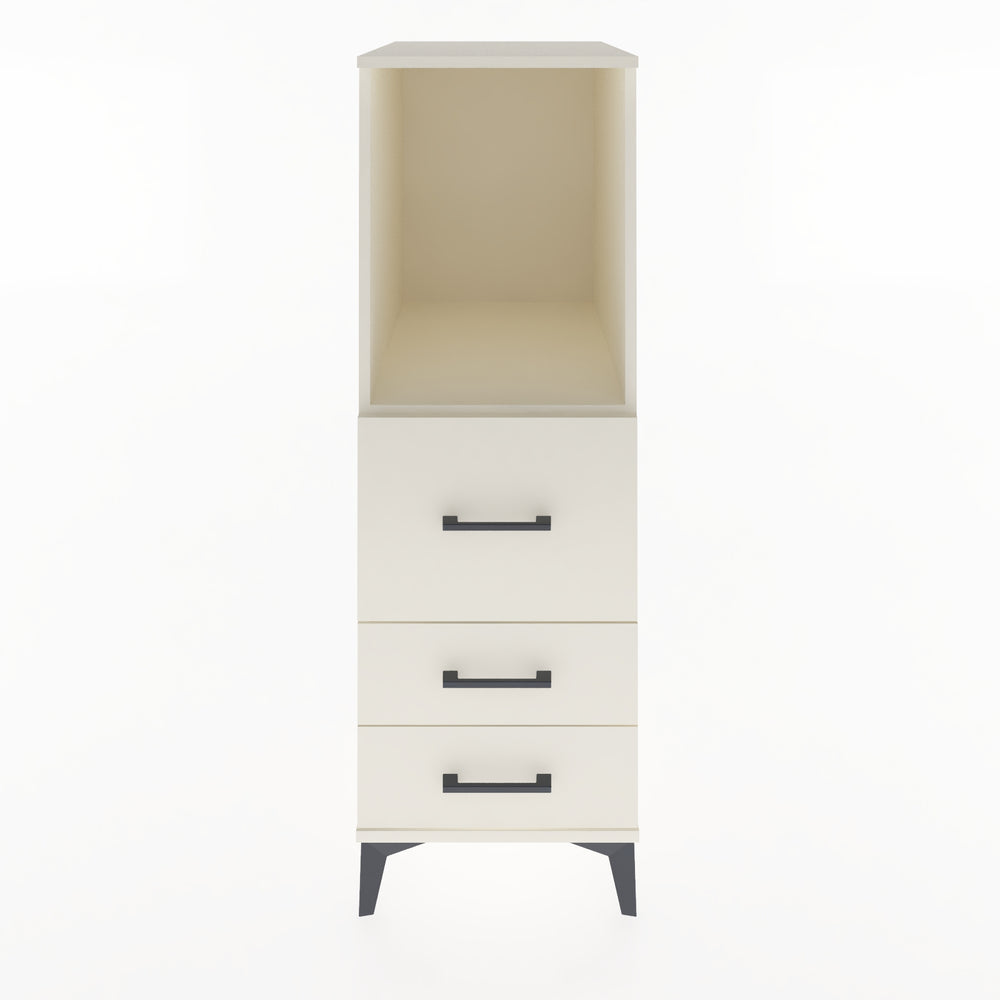 Woodntry Modüler Dolap Aytaşı 44x59x122 cm Çekmeceli ve Raflı CR80-1