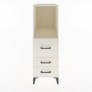 Woodntry Modular Cabinet Moonstone 44x59x122 cm with Drawers and Shelves CR80-1