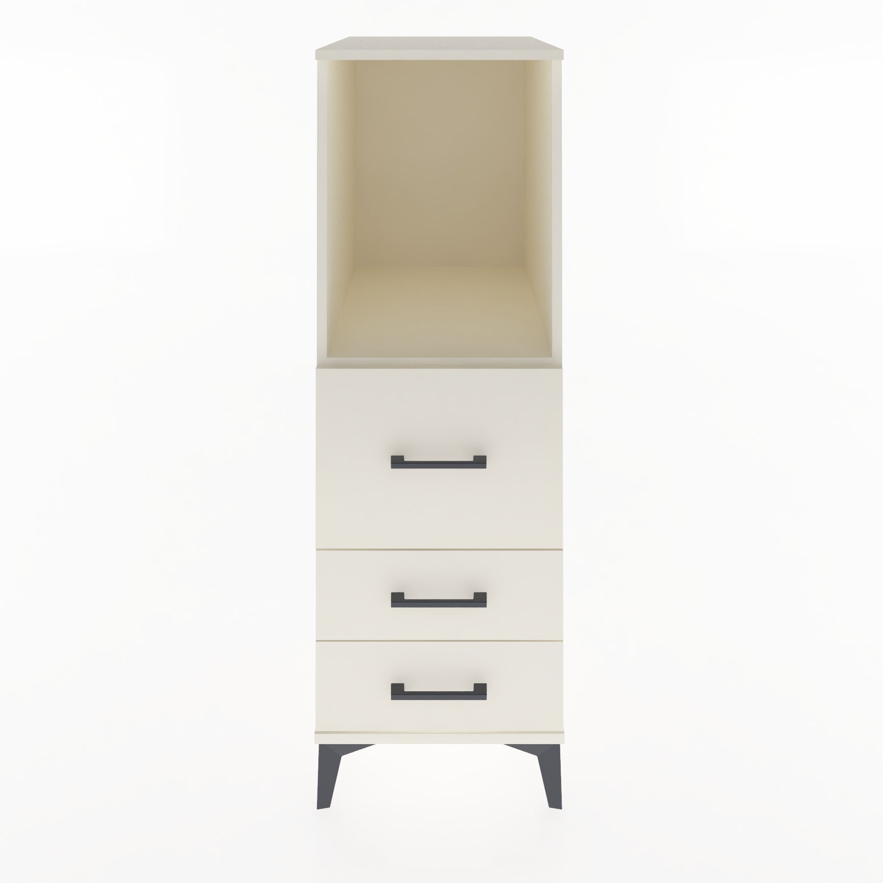 Woodntry Modular Cabinet Moonstone 44x59x122 cm with Drawers and Shelves CR80-1
