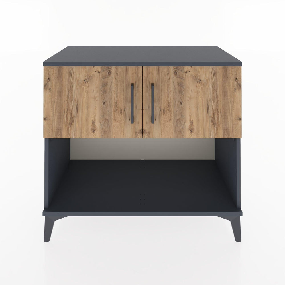 Woodntry Modular Dresser Anthracite 88x44x68 cm with Cover and Shelf KR30-2