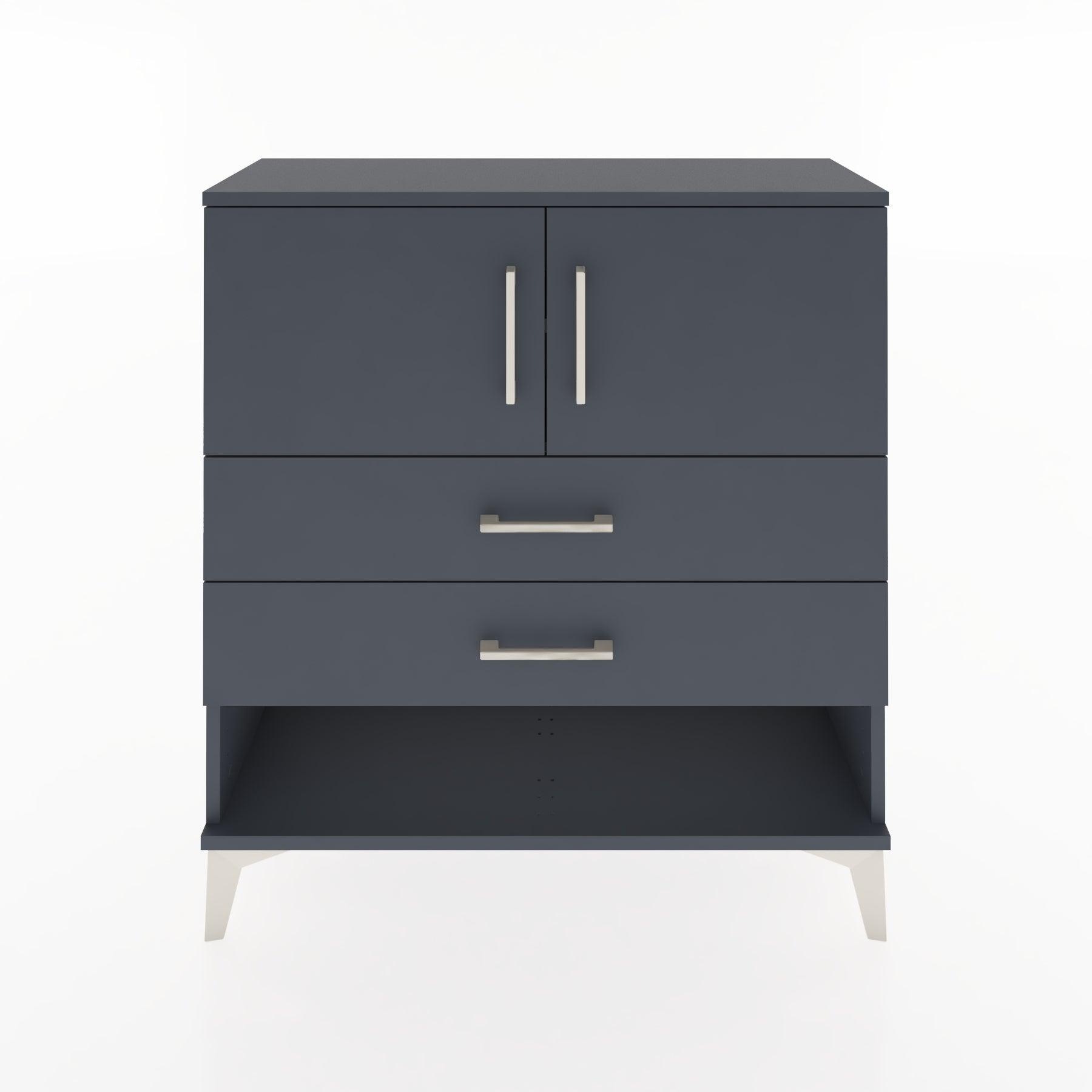 Woodntry Modular Dresser Anthracite 88x30x84 cm Functional F30-2